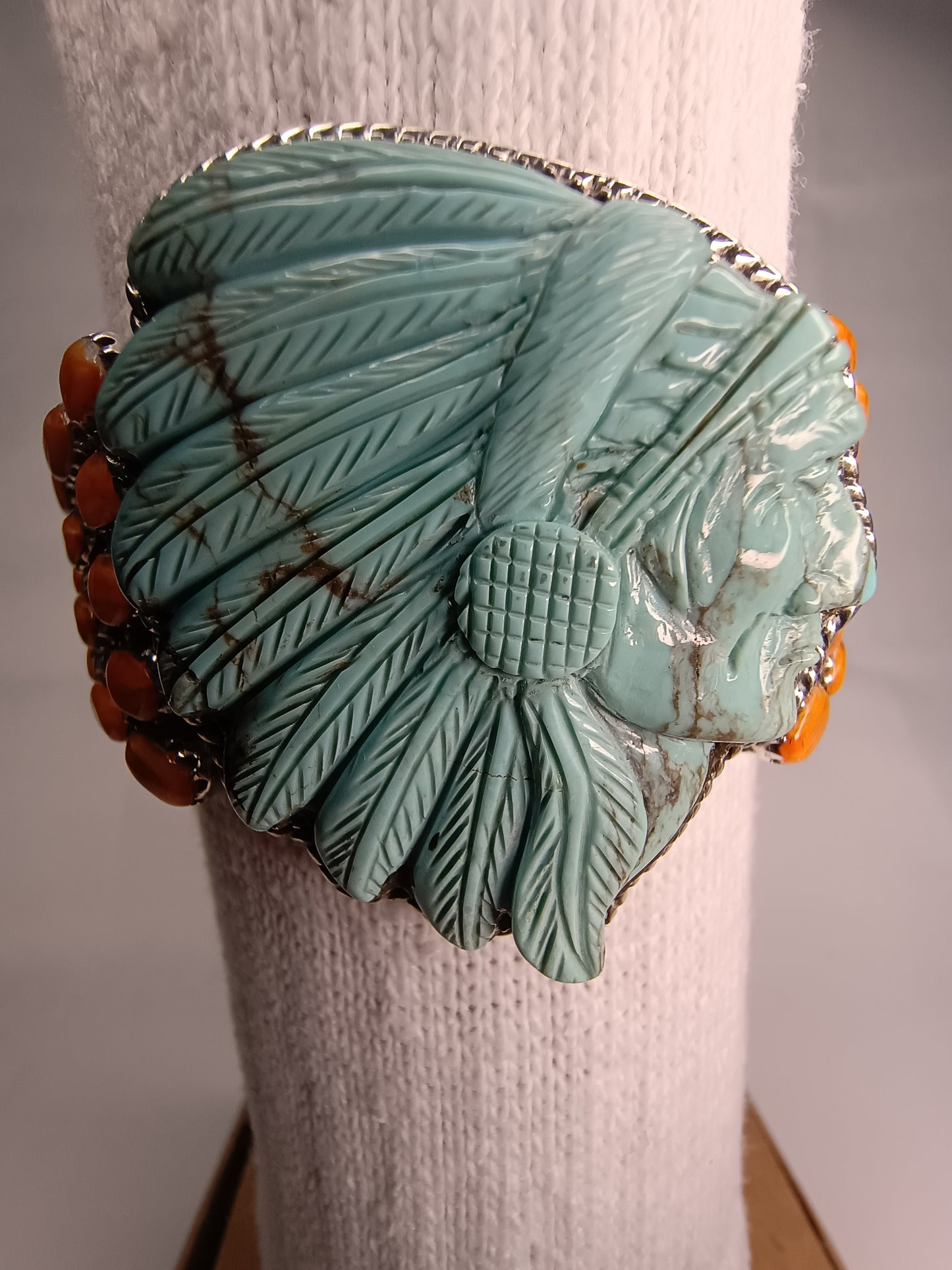 Bracelet manchette navajo-dané